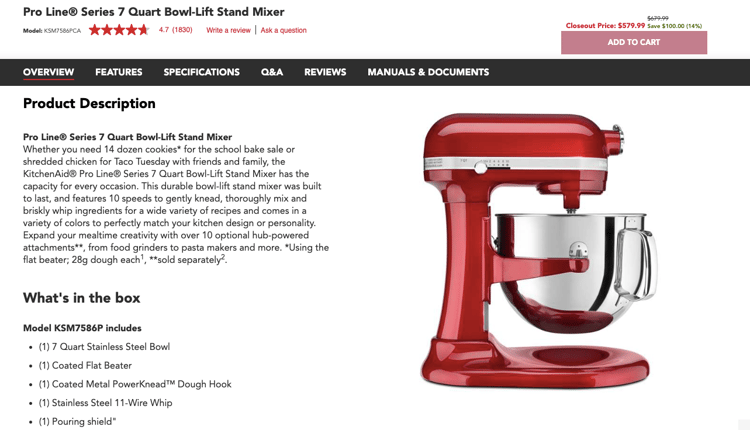 Pro-Line®-Series-7-Quart-Bowl-Lift-Stand-Mixer-Candy-Apple-Red-KSM7586PCA-KitchenAid